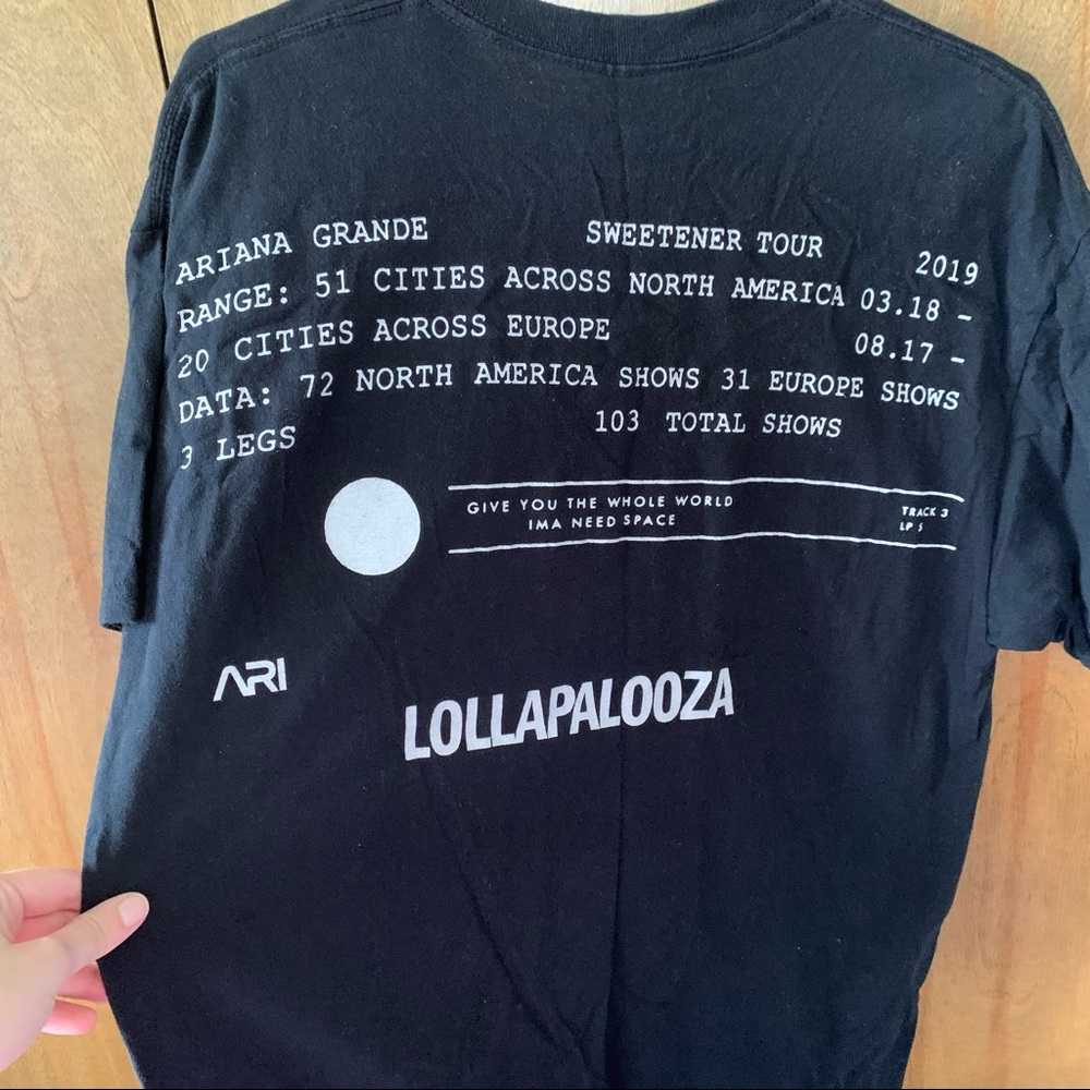 Ariana Grande Swt Lollapalooza Tee View 4